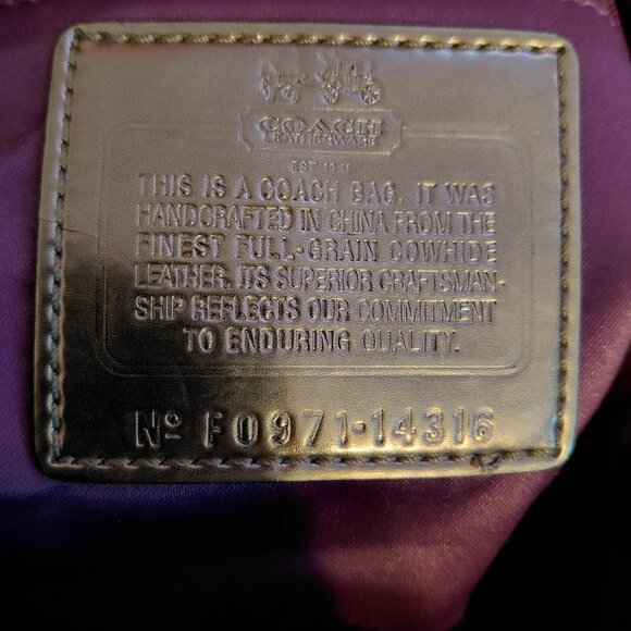 Vintage Coach Sabrina satchel with wristlet - Picture 8 of 8